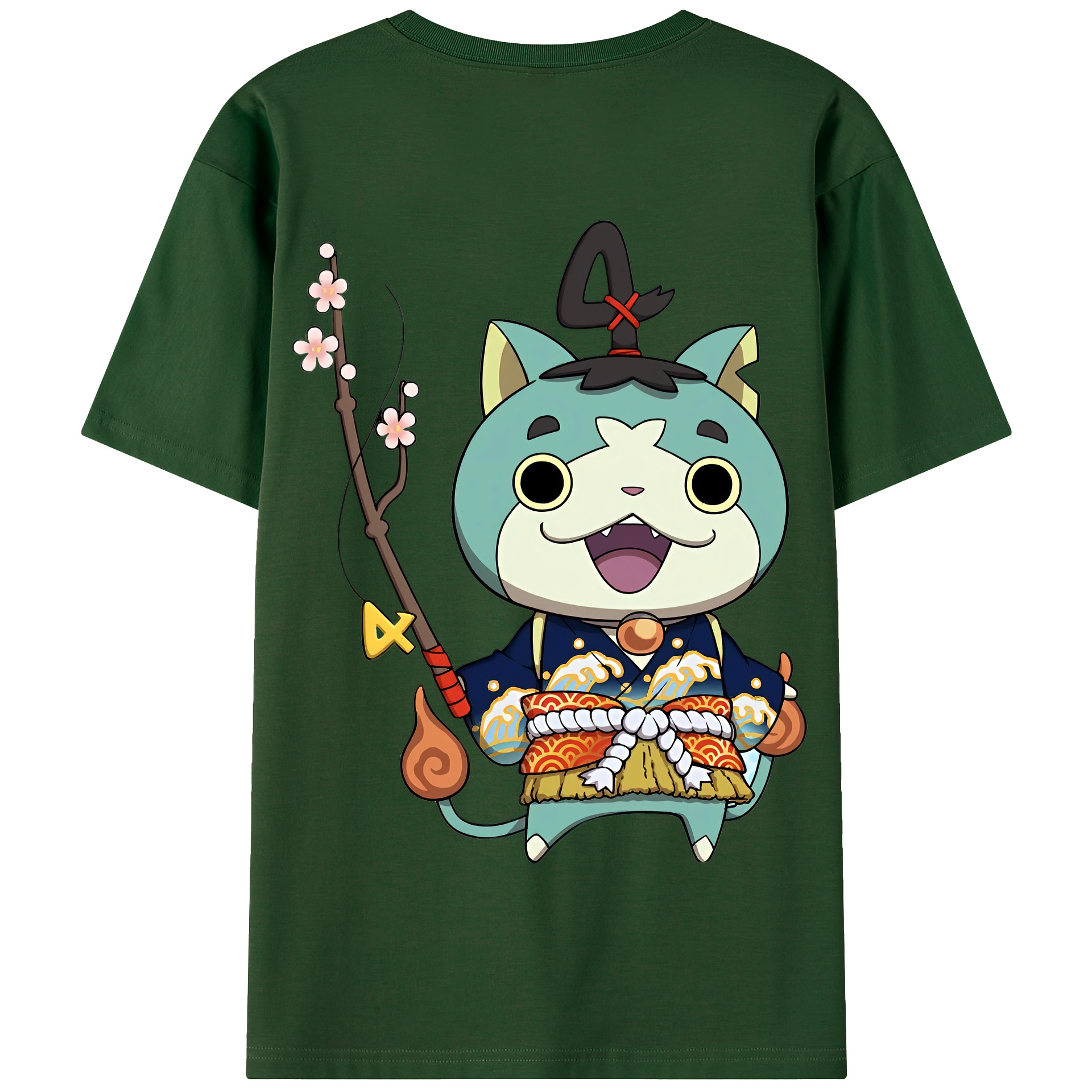 （画像用） 妖怪ウォッチ Yo-kai Watch 綿100％半袖Tシャツ（背面プリント）
